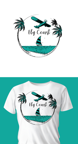 T-shirt Design by ally designs for Fly Coast Apparel | Design: #28742155