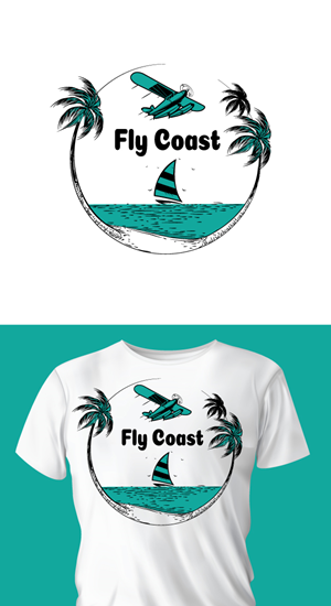 T-shirt Design by ally designs for Fly Coast Apparel | Design: #28752524