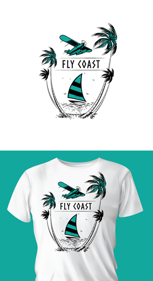 T-shirt Design by ally designs for Fly Coast Apparel | Design: #28752528