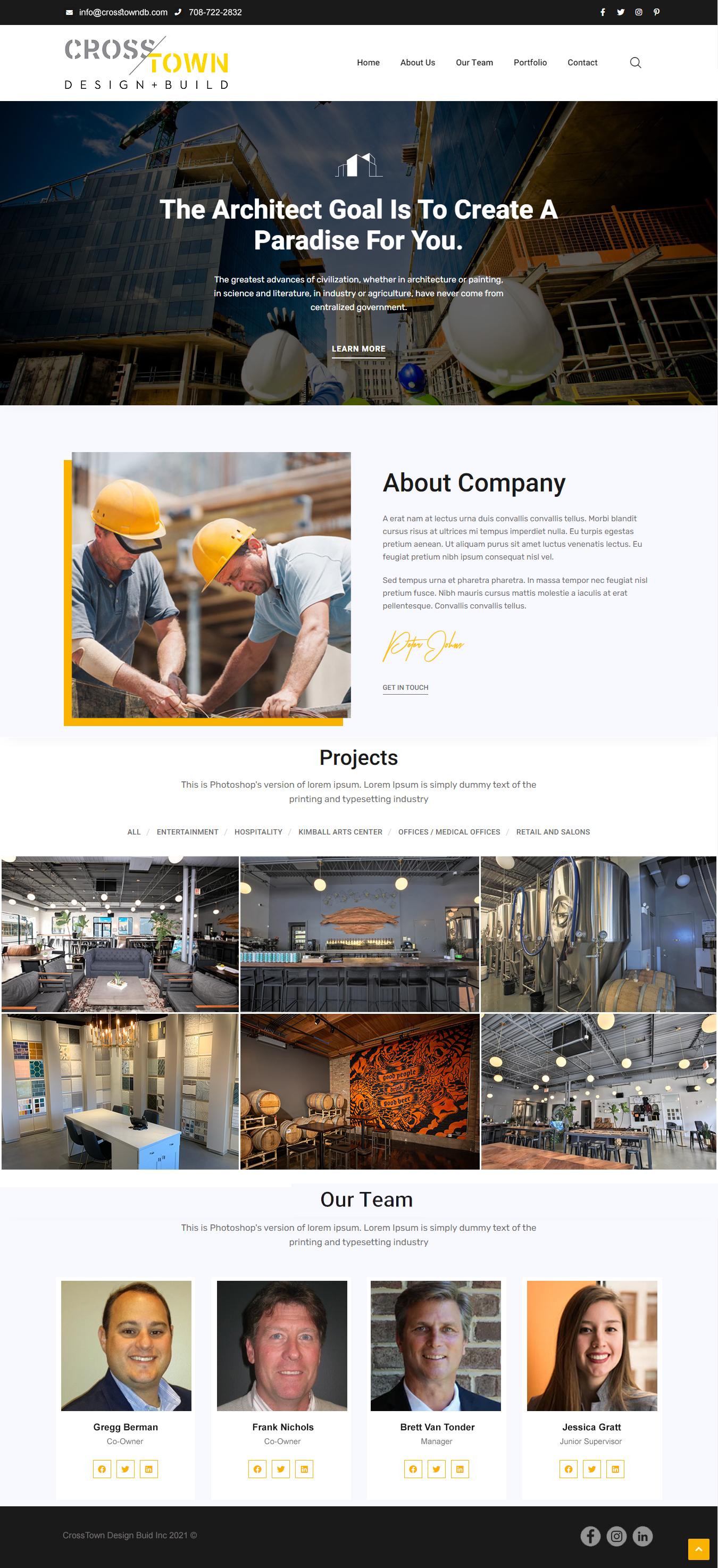 Web Design by M79 for Crosstown Design Build | Design #28729577