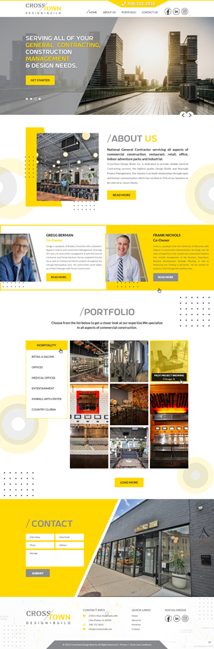 General Contractor Website Refresh/ReDesign | Diseño Web por pb