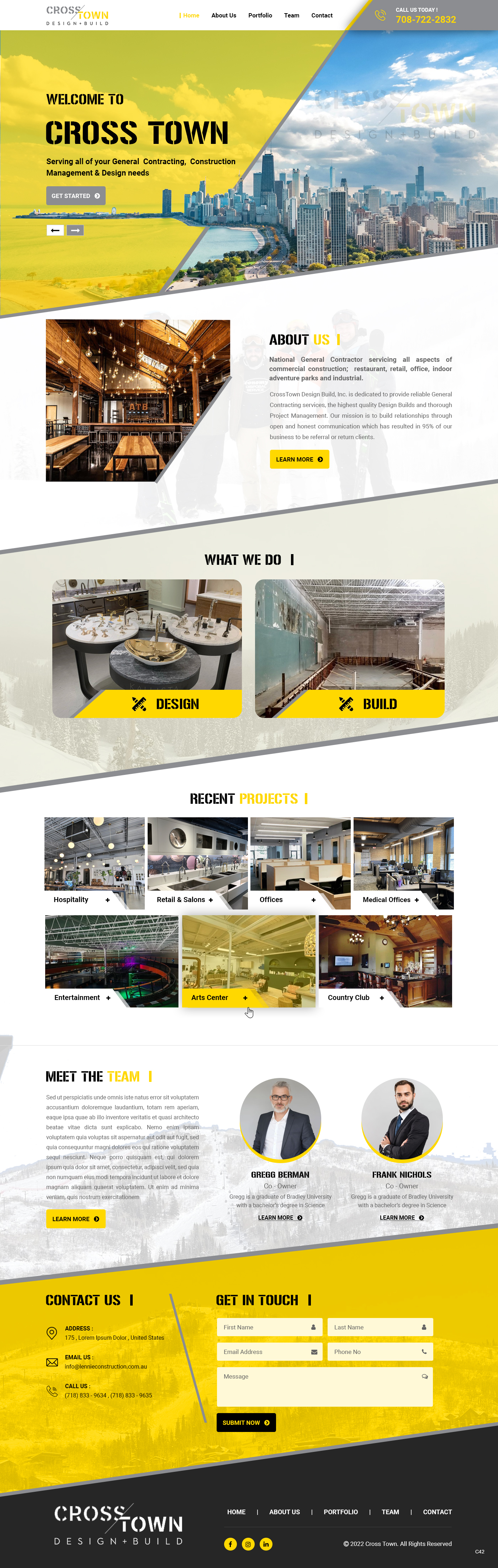 Web Design by pb for Crosstown Design Build | Design #28689065