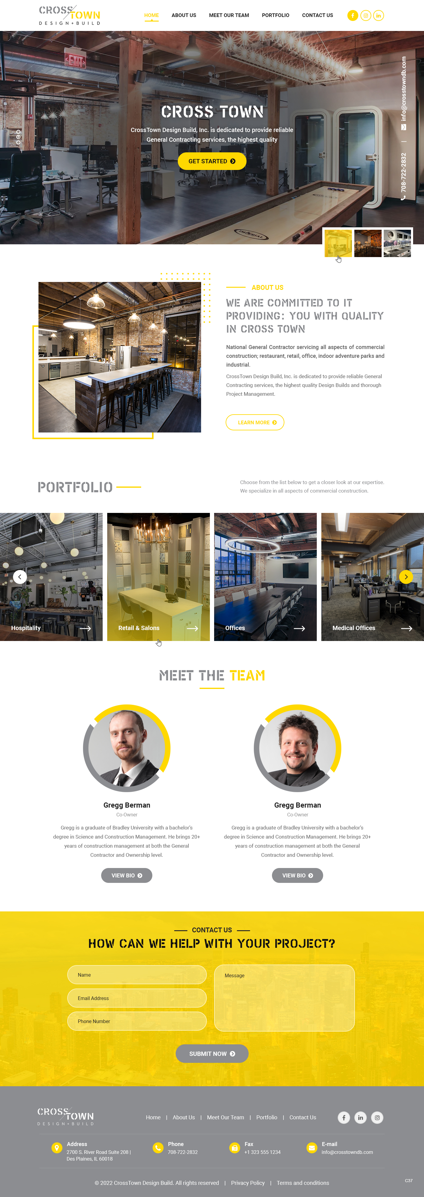 Web Design by pb for Crosstown Design Build | Design #28694497