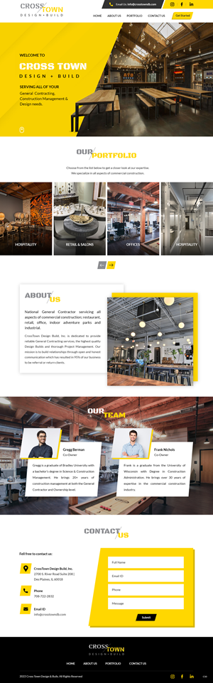 Web Design by pb for Crosstown Design Build | Design #28694509