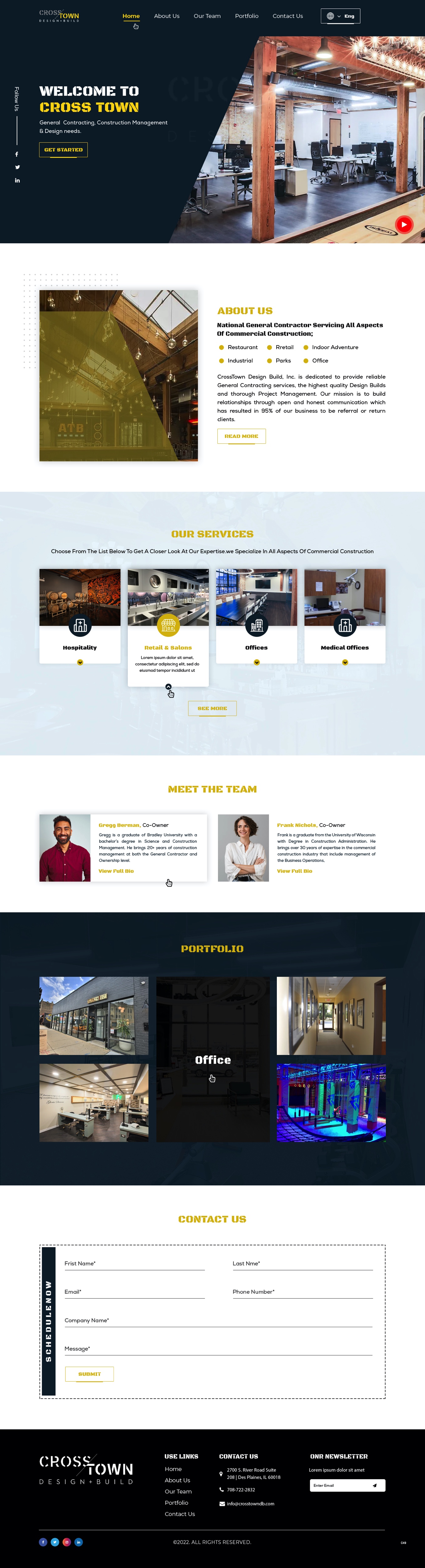 Web Design by pb for Crosstown Design Build | Design #28694511