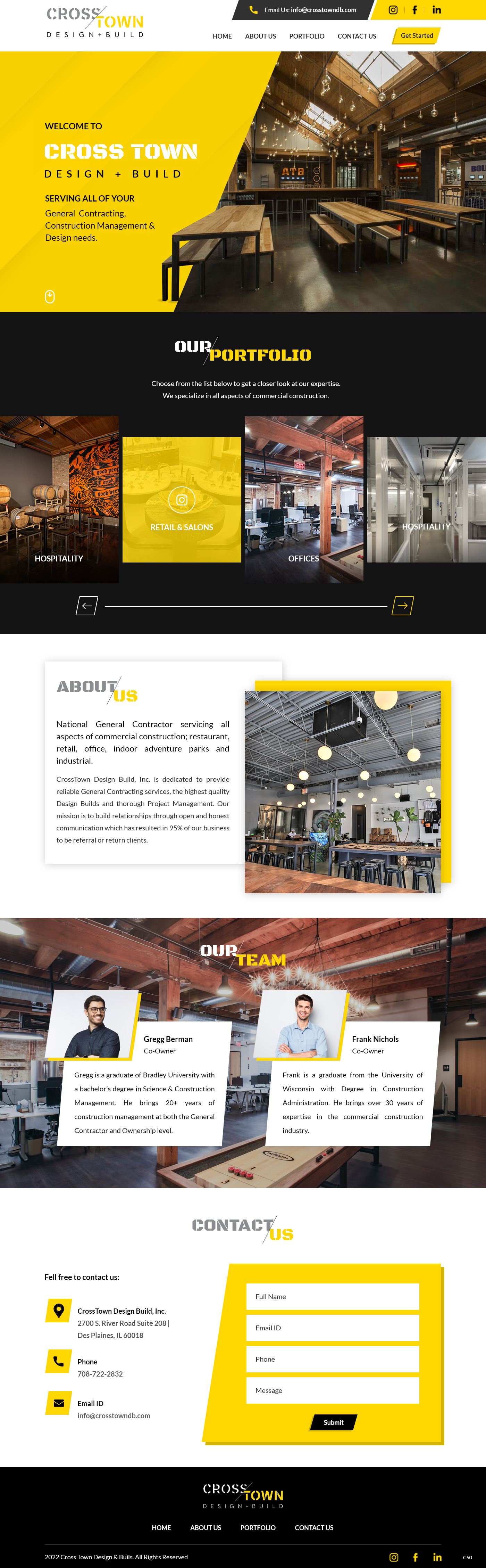 Web Design by pb for Crosstown Design Build | Design #28820070