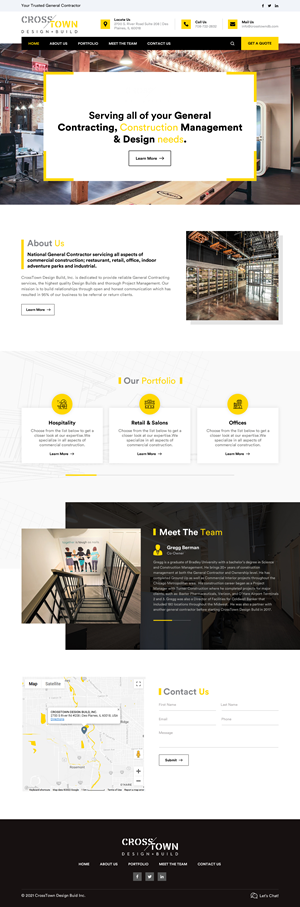 Web Design by Sujit Banerjee for Crosstown Design Build | Design: #28687622