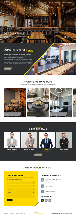 Web Design by rightway for Crosstown Design Build | Design: #28700072