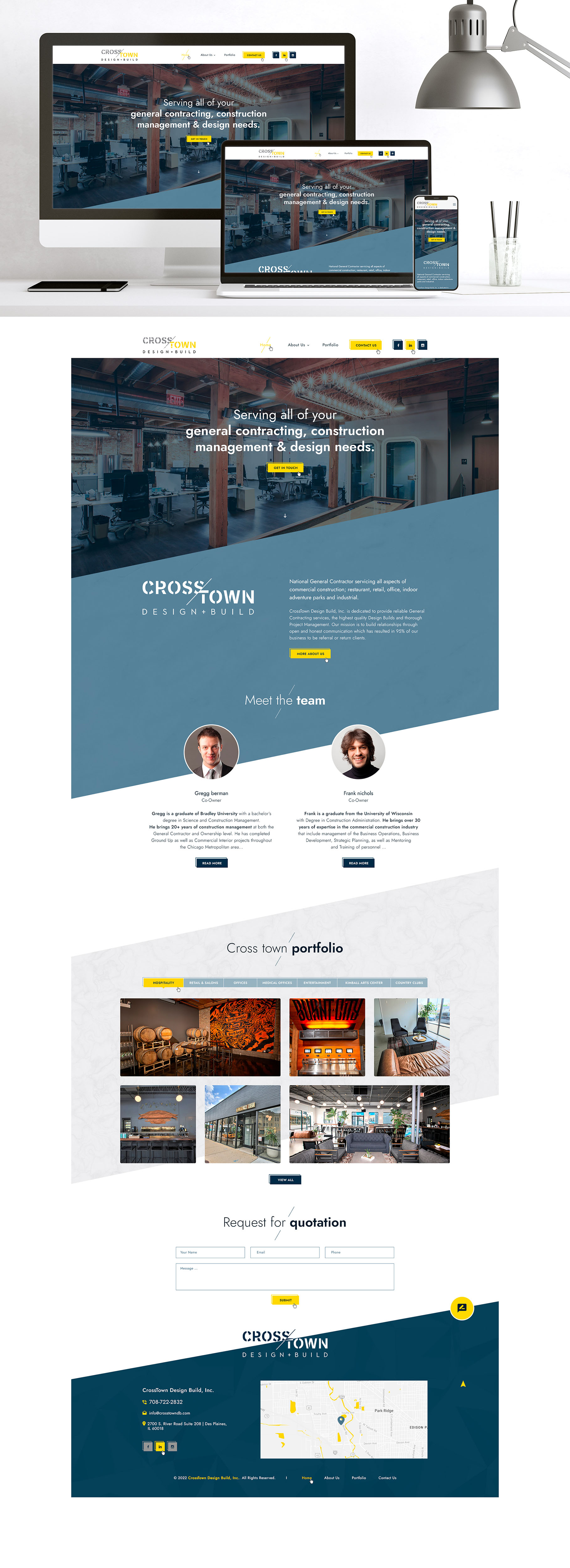 Diseño Web por Ved Web Services para Crosstown Design Build | Diseño #28688958
