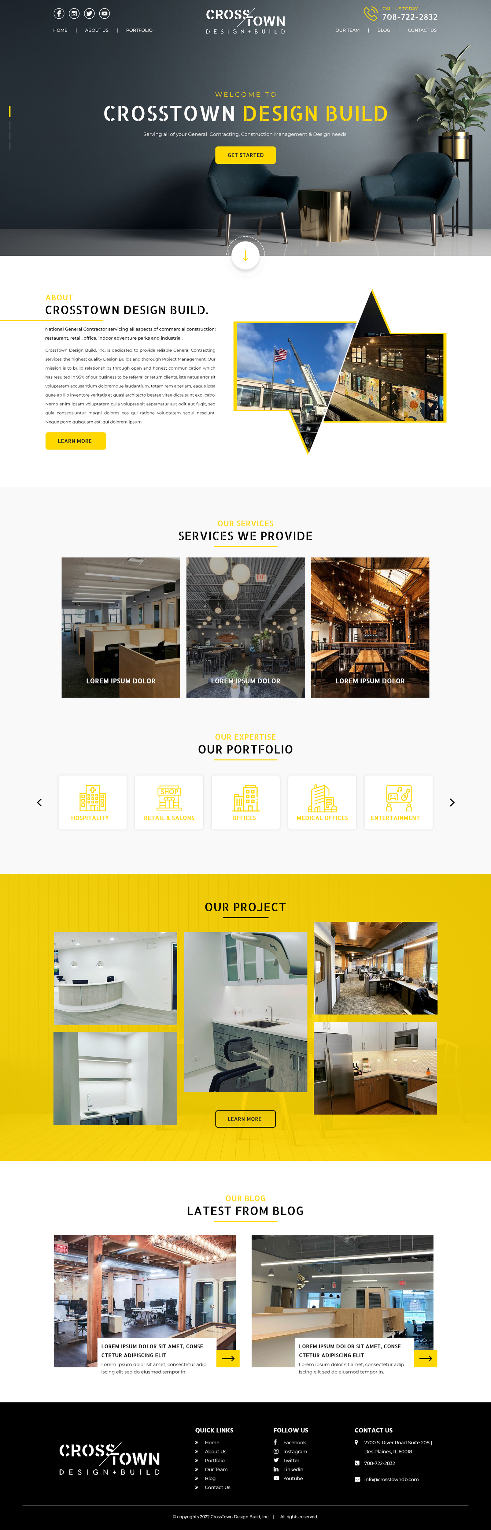 Web Design by Titan Eagle for Crosstown Design Build | Design #28684804