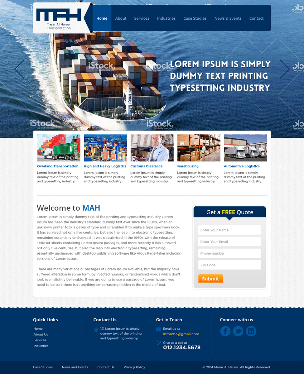 Web Design by Mayank Patel for Masar Al Hareer | Design #3104506