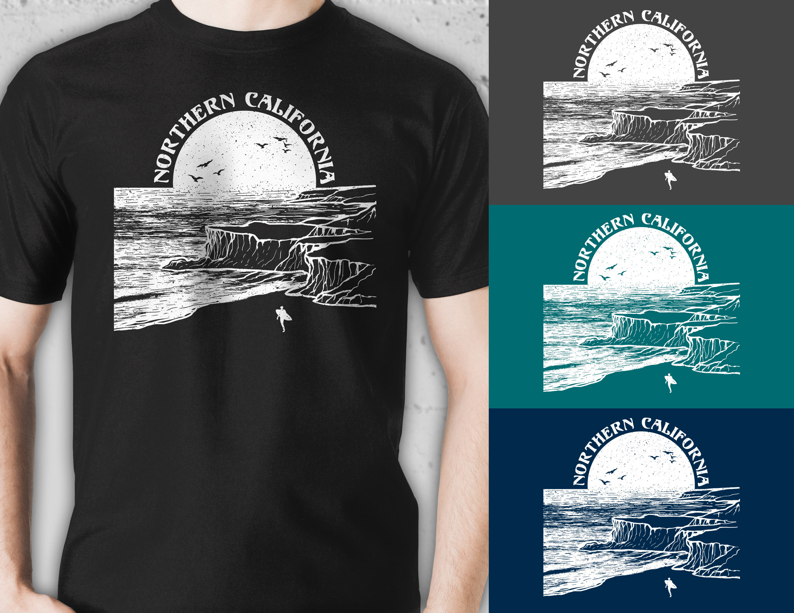 Diseño de Camiseta por D'Mono para Coastal Wilderness | Diseño #28700746