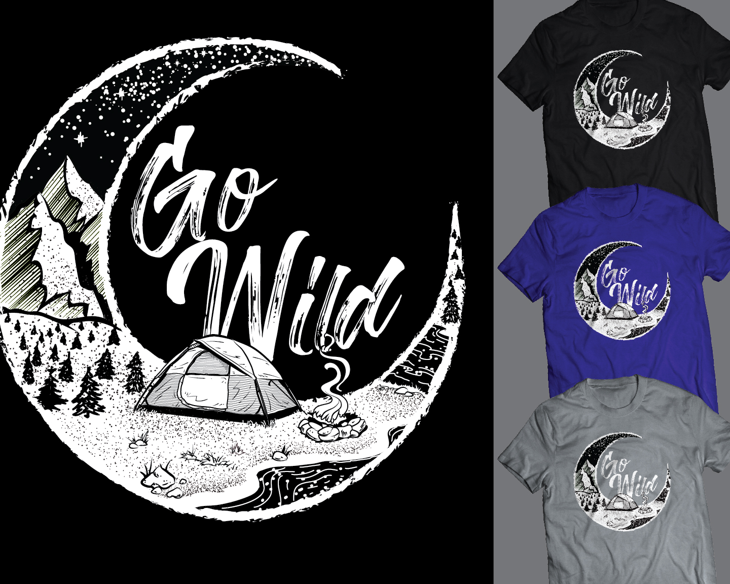 Diseño de Camiseta por Tee and Eh? para Coastal Wilderness | Diseño #28707299