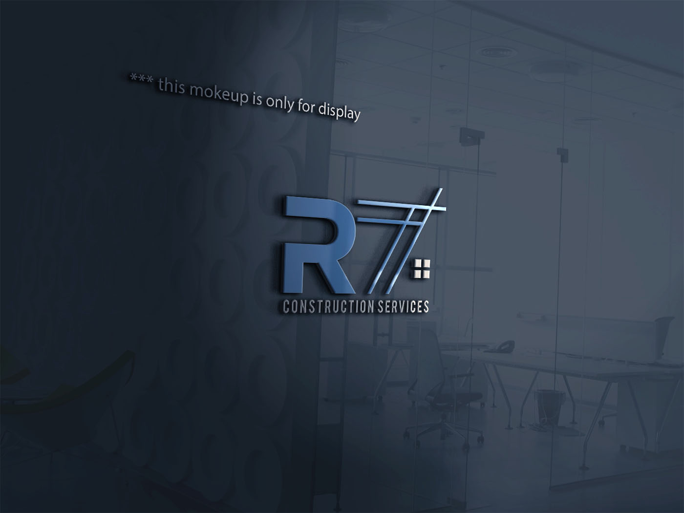 Logo Design by jonkonrad for R7 Construction Services, LLC | Design #28688453
