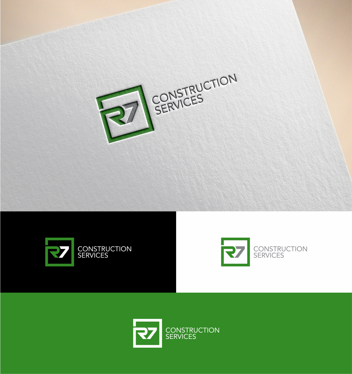 Logo Design by good.dsgn for R7 Construction Services, LLC | Design #28686819