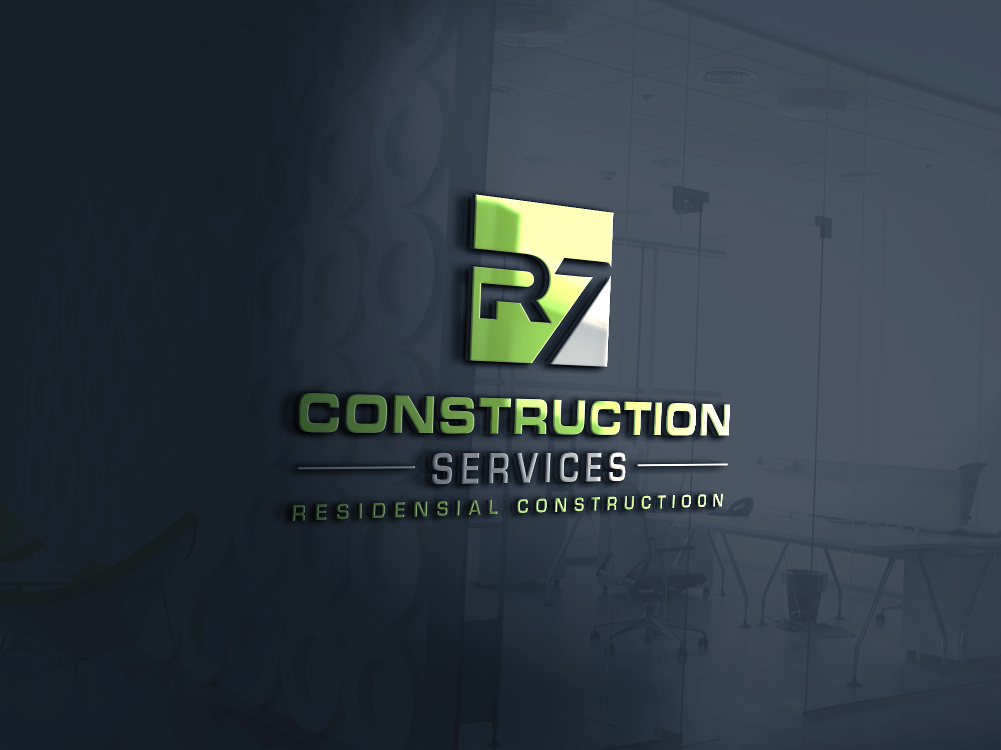 Logo Design by Graphixpointt for R7 Construction Services, LLC | Design #28712567