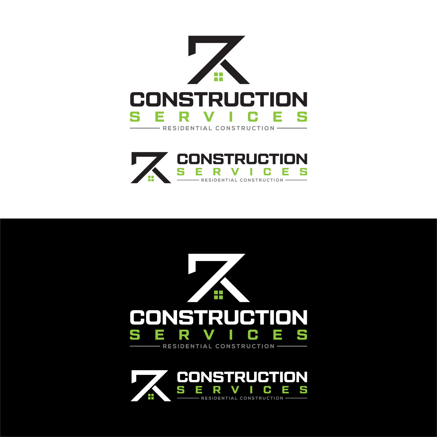 Logo Design by sangeloenriquez for R7 Construction Services, LLC | Design #28689469