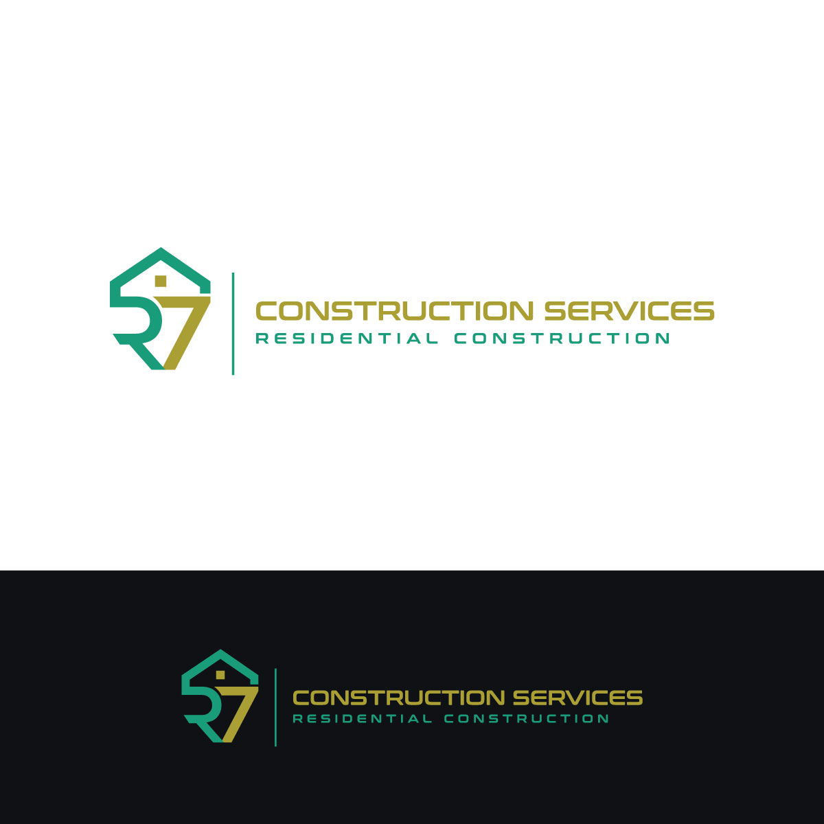 Logo-Design von LAXMI DESIGNHUB für R7 Construction Services, LLC | Design #28687974