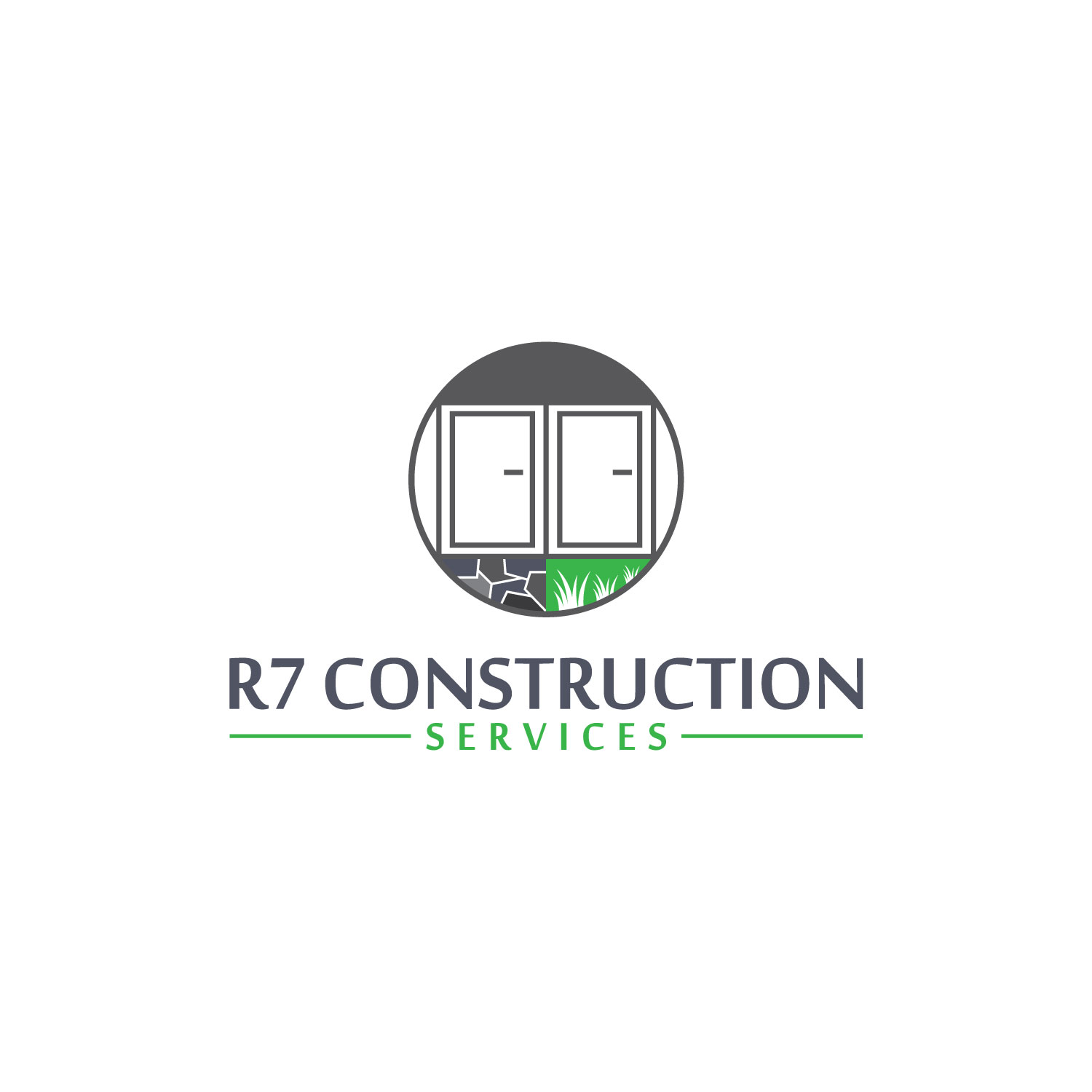 Logo Design by LAXMI DESIGNHUB for R7 Construction Services, LLC | Design #28688134