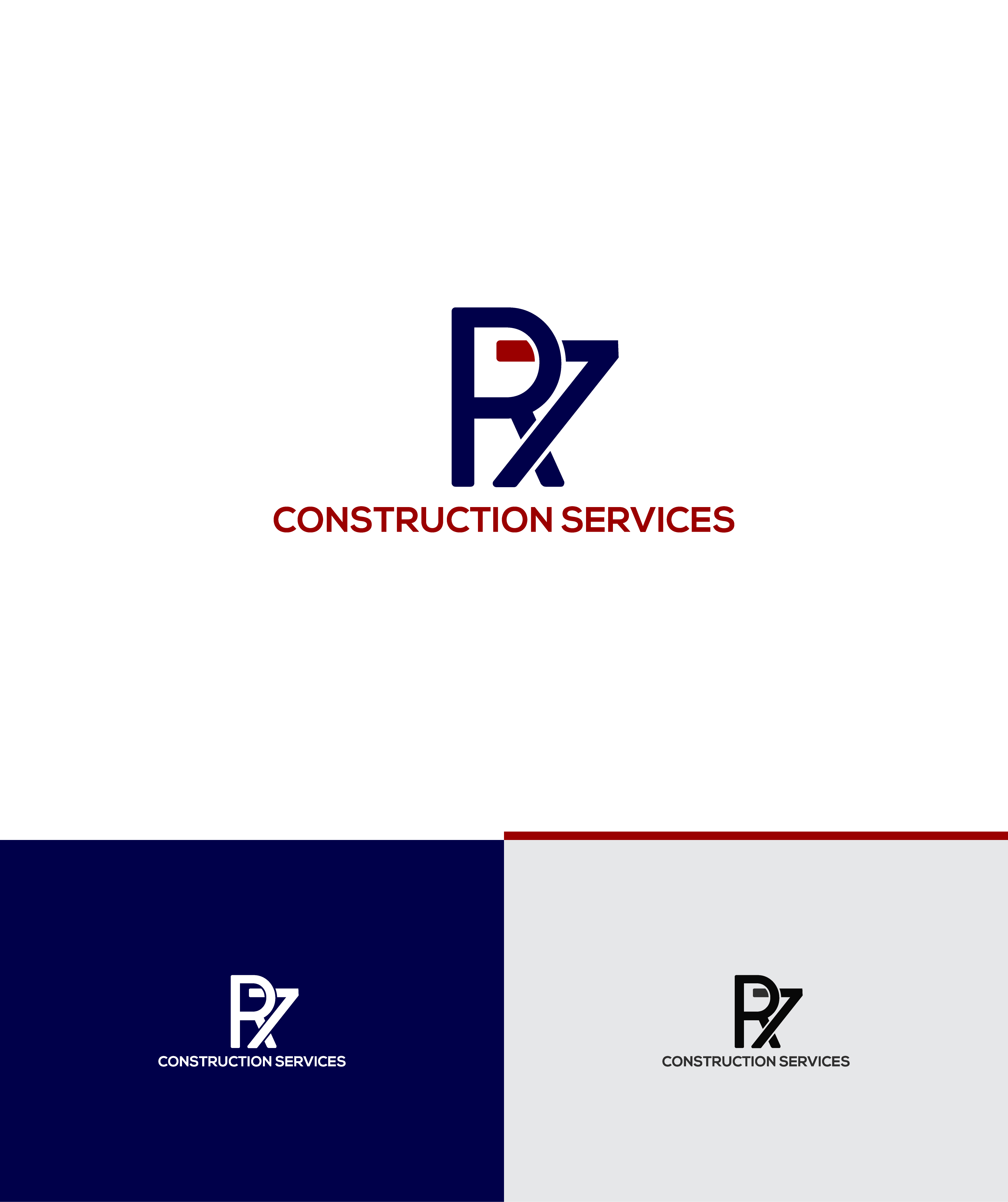 Logo Design by ecorokerz for R7 Construction Services, LLC | Design #28685614