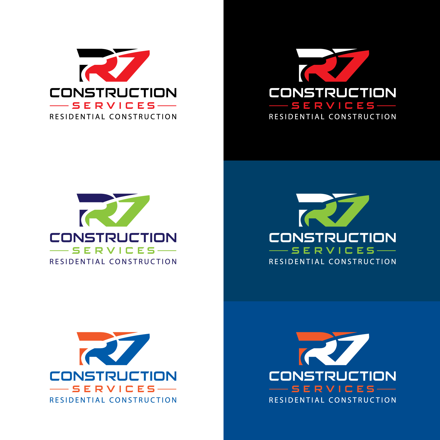 Logo Design by sankar999 for R7 Construction Services, LLC | Design #28721812