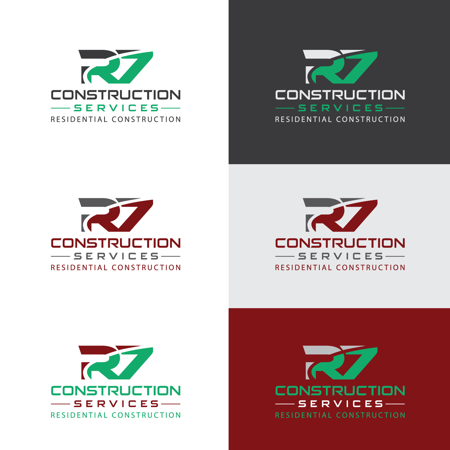 Logo Design by sankar999 for R7 Construction Services, LLC | Design #28727380