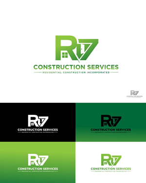 Logo Design by fly  design for R7 Construction Services, LLC | Design: #28688175