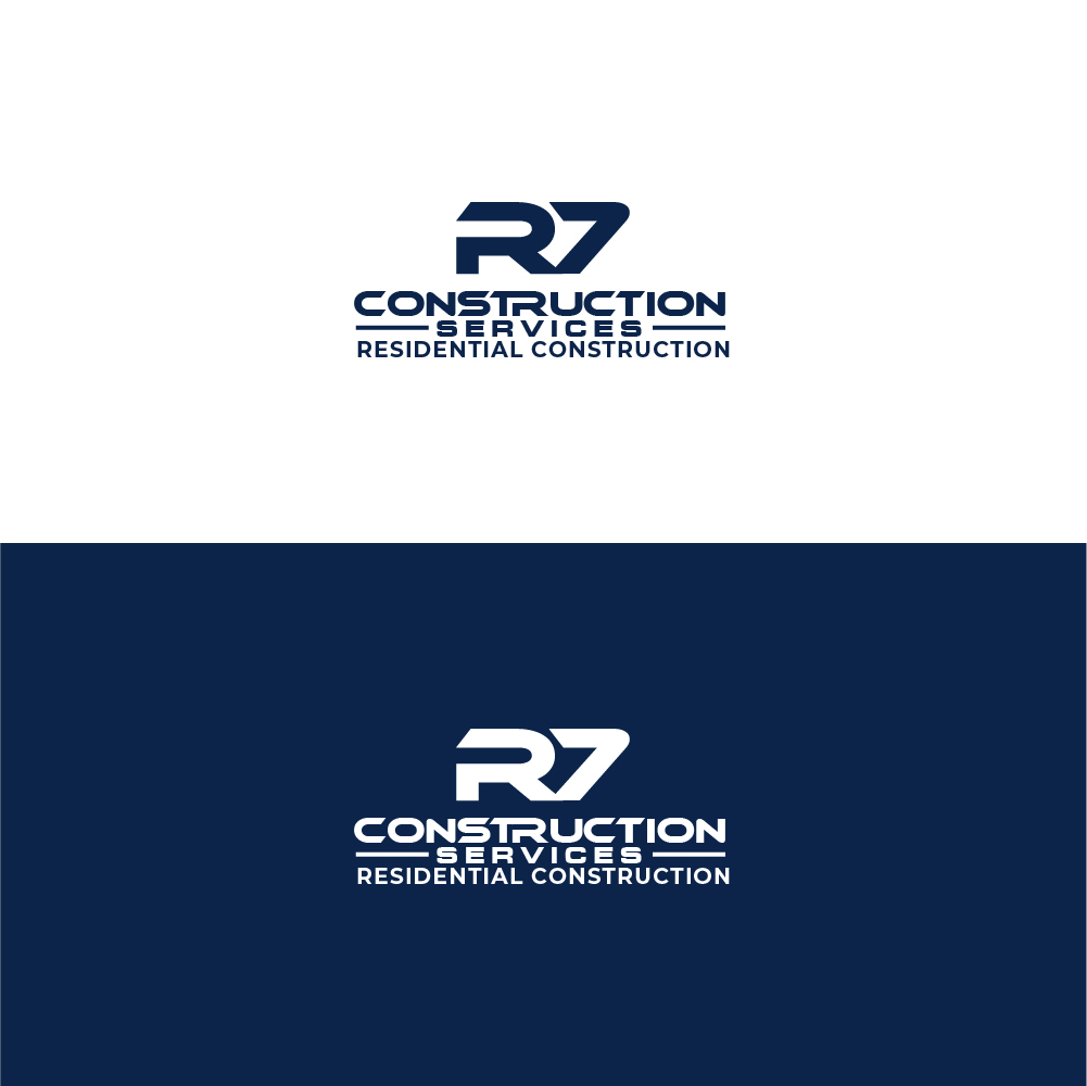 Logo Design by AlphabetZero.co.uk for R7 Construction Services, LLC | Design #28695671