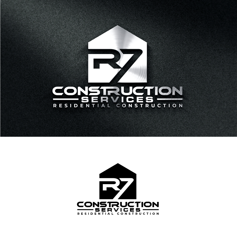 Logo Design by AlphabetZero.co.uk for R7 Construction Services, LLC | Design #28695675