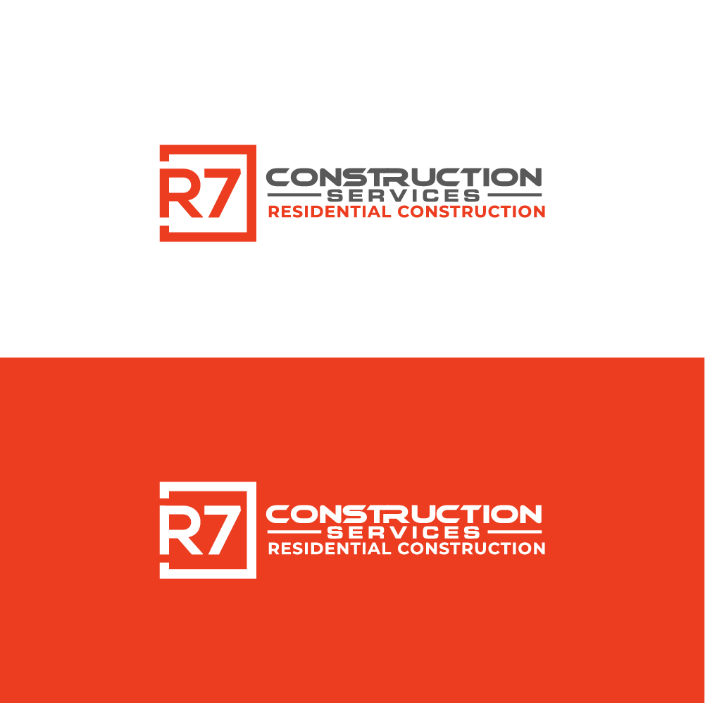 Logo Design by AlphabetZero.co.uk for R7 Construction Services, LLC | Design #28695679
