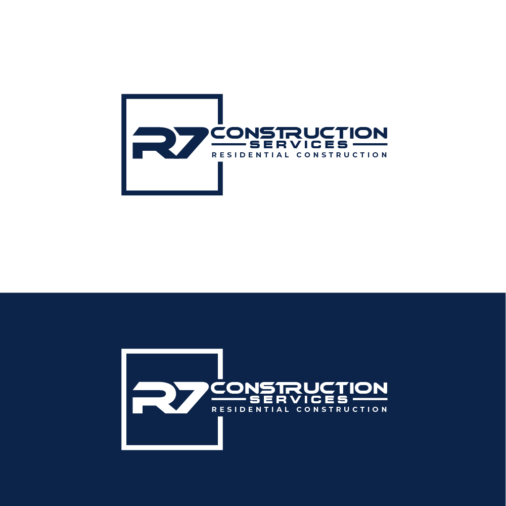 Logo Design by AlphabetZero.co.uk for R7 Construction Services, LLC | Design #28695680