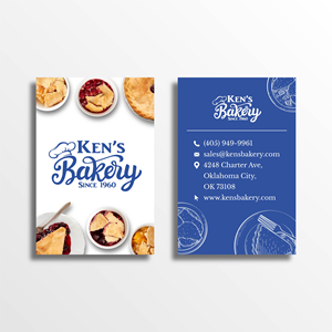 Bakery Business Cards | Business Card Design by Aistikart