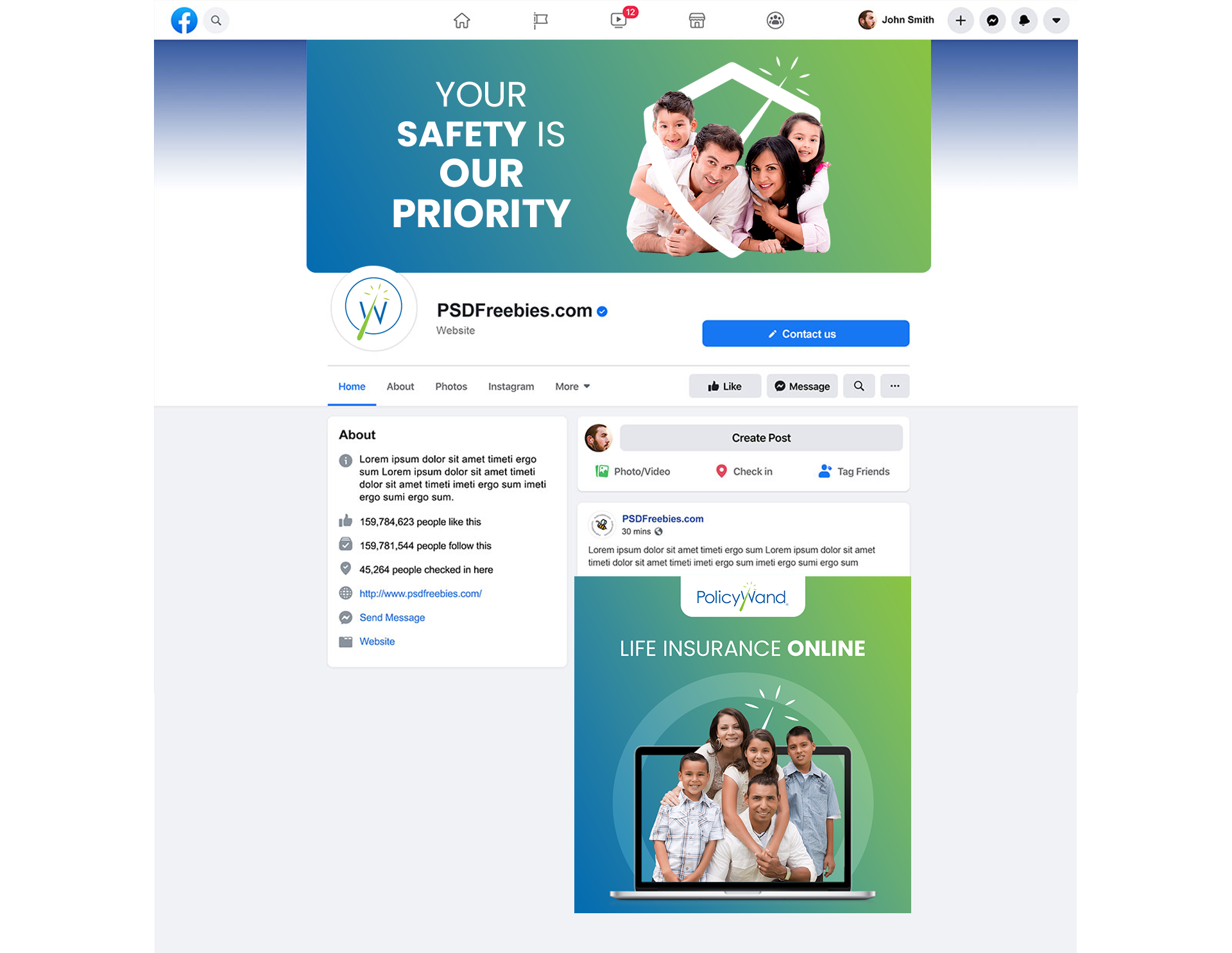 Diseño de Facebook por Jeewz para este proyecto | Diseño #28694070