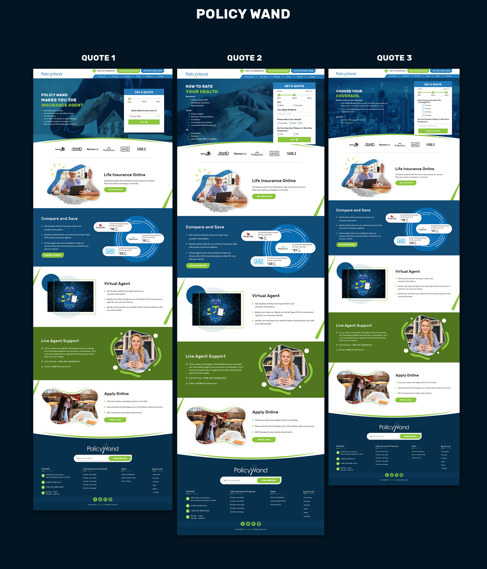 Web Design by sai.designer87 for this project | Design #28700430