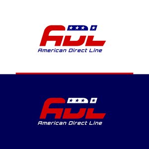 ADL (or American Direct Line) it will depend which one pops the most as a logo. They could be combined in some designs also. | Logo Design by Revolt Team