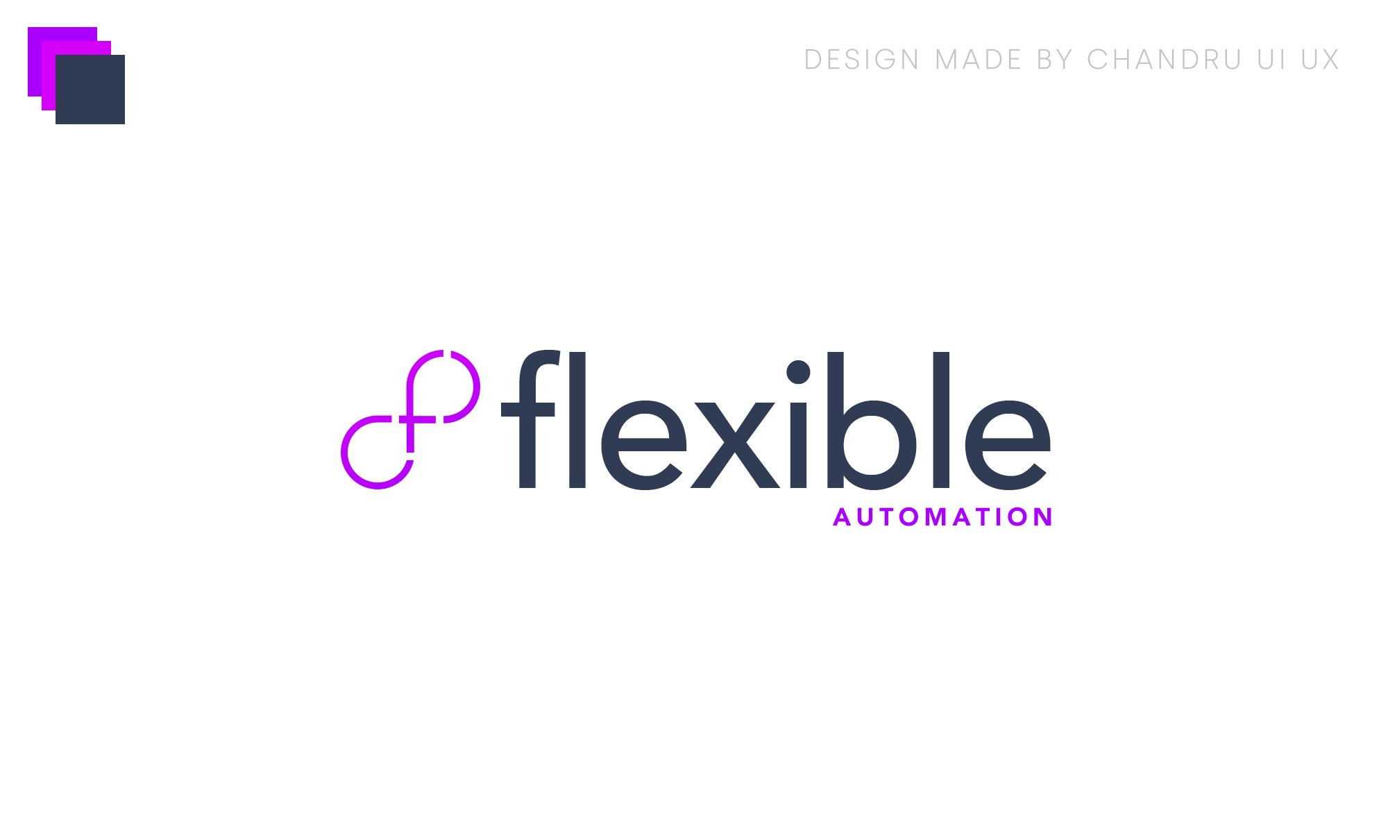 Logo-Design von Chandru Ui Ux für FLEXIBLE AUTOMATION | Design #28719529