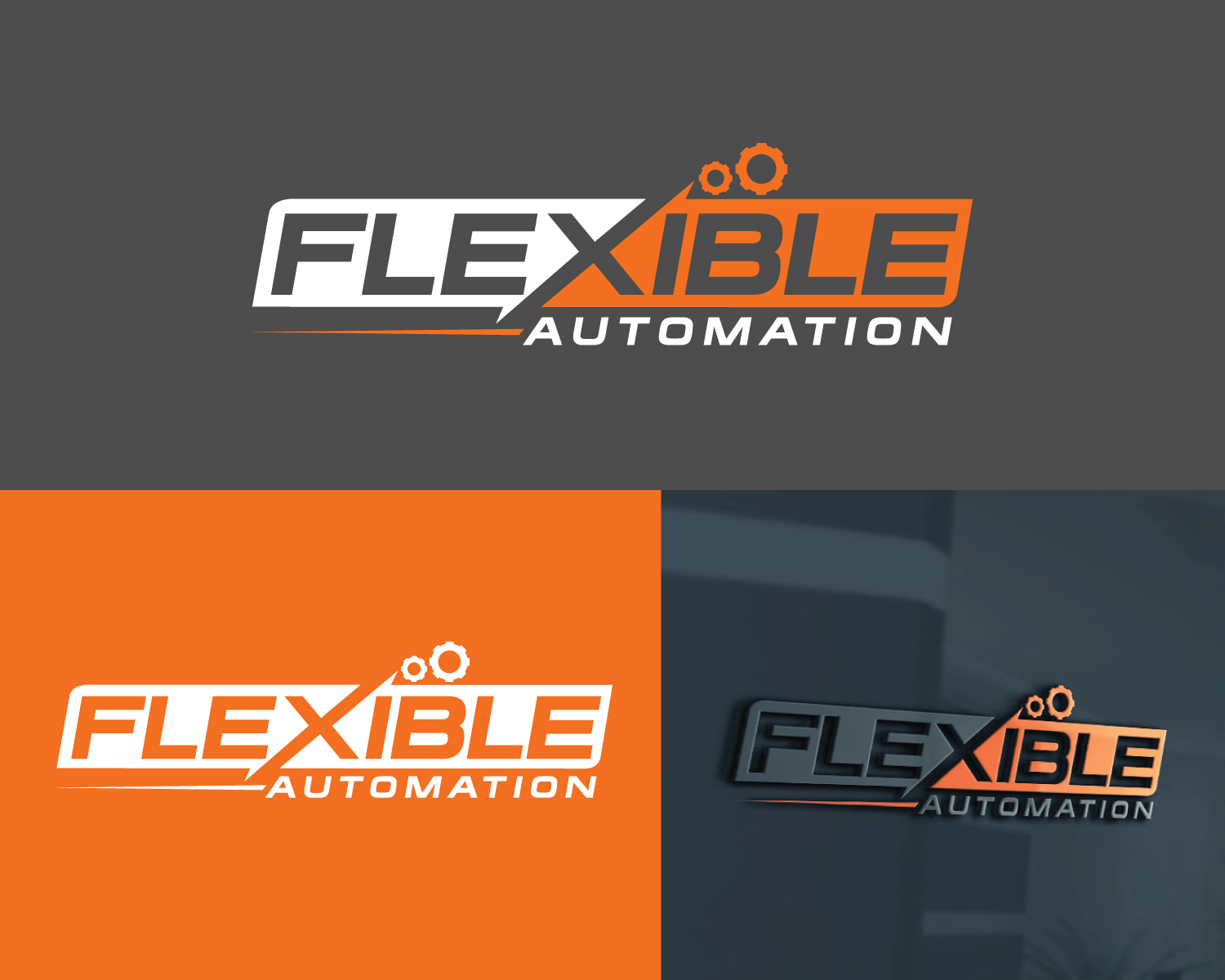 Logo Design by Atec for FLEXIBLE AUTOMATION | Design #28698616
