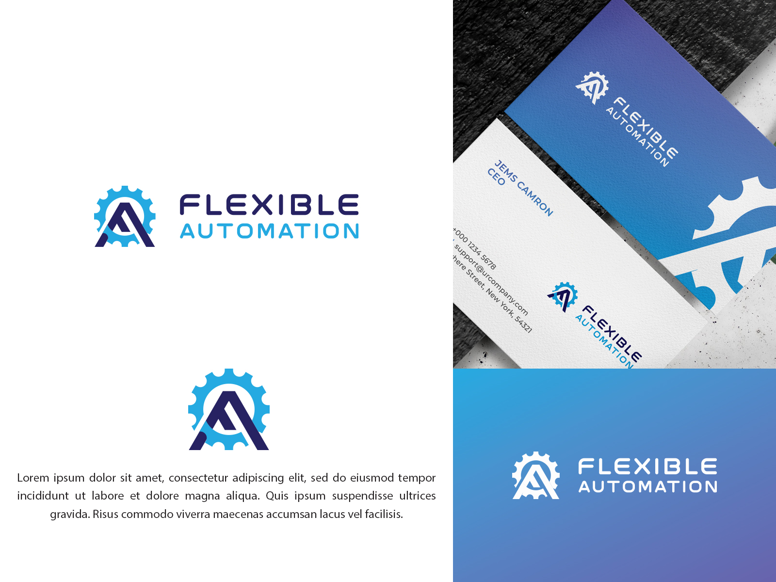 Logo Design by vramar.roy for FLEXIBLE AUTOMATION | Design #28702393