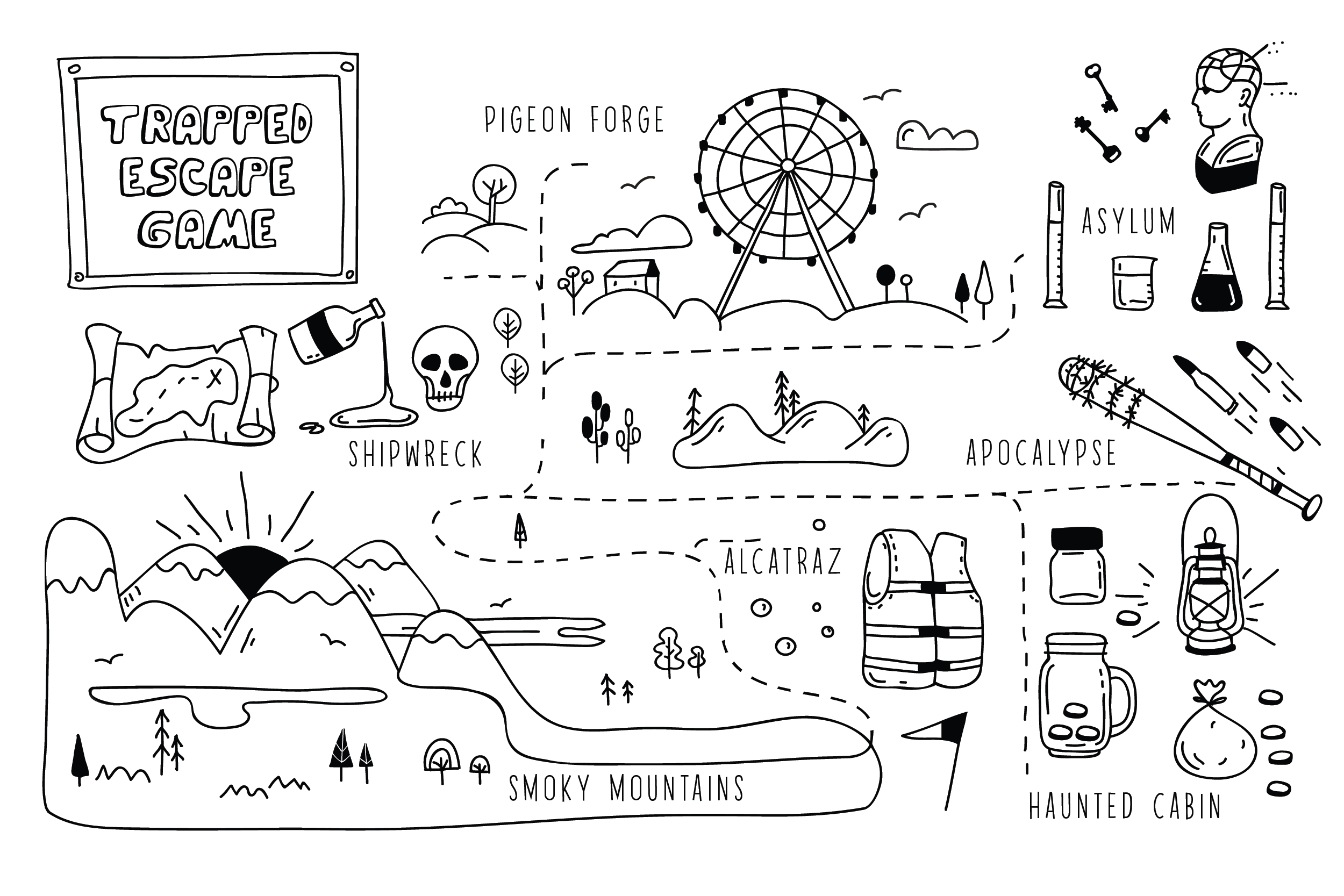 Graphic Design by karika for Trapped Escape Game | Design #28689592