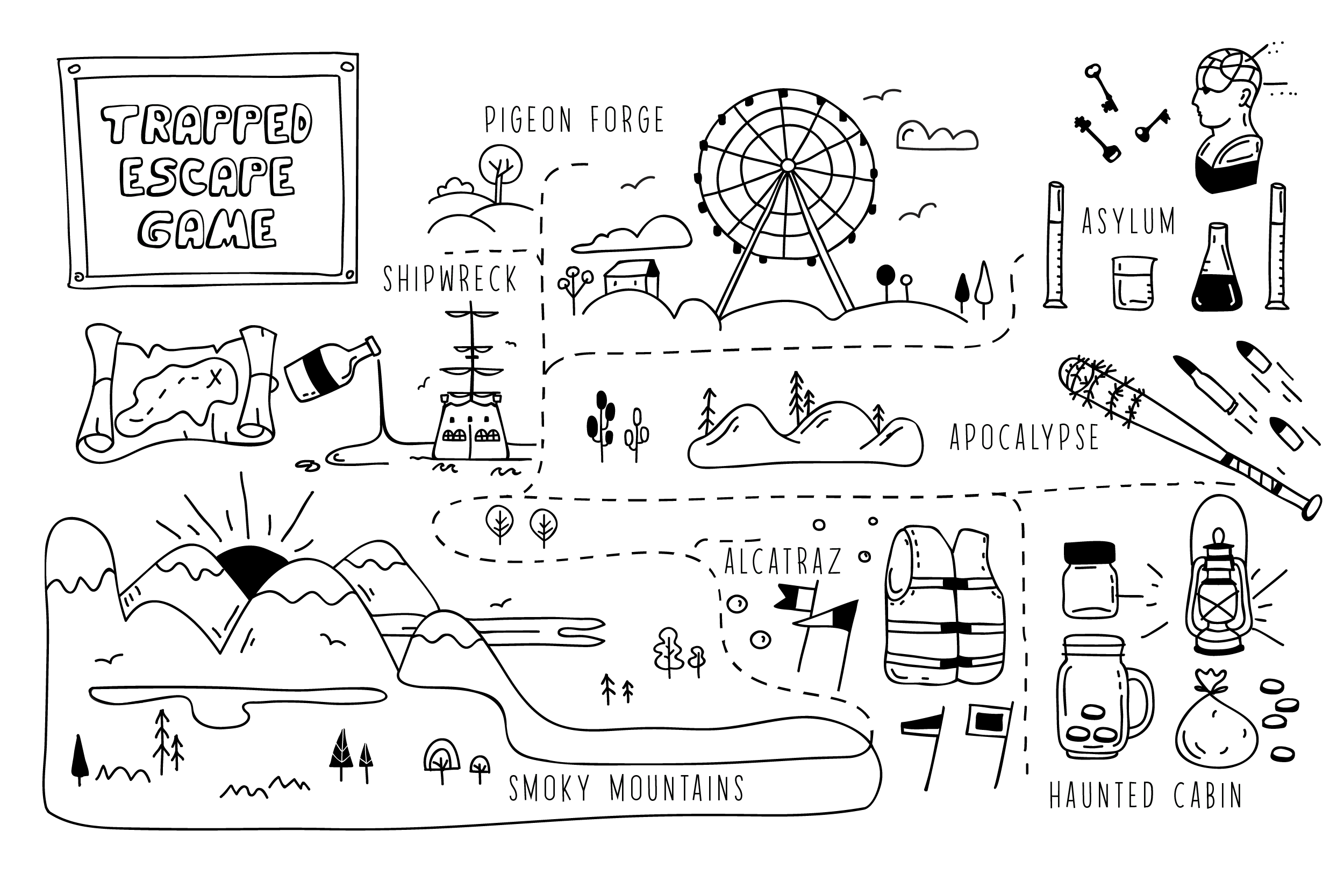 Graphic Design by karika for Trapped Escape Game | Design #28689890