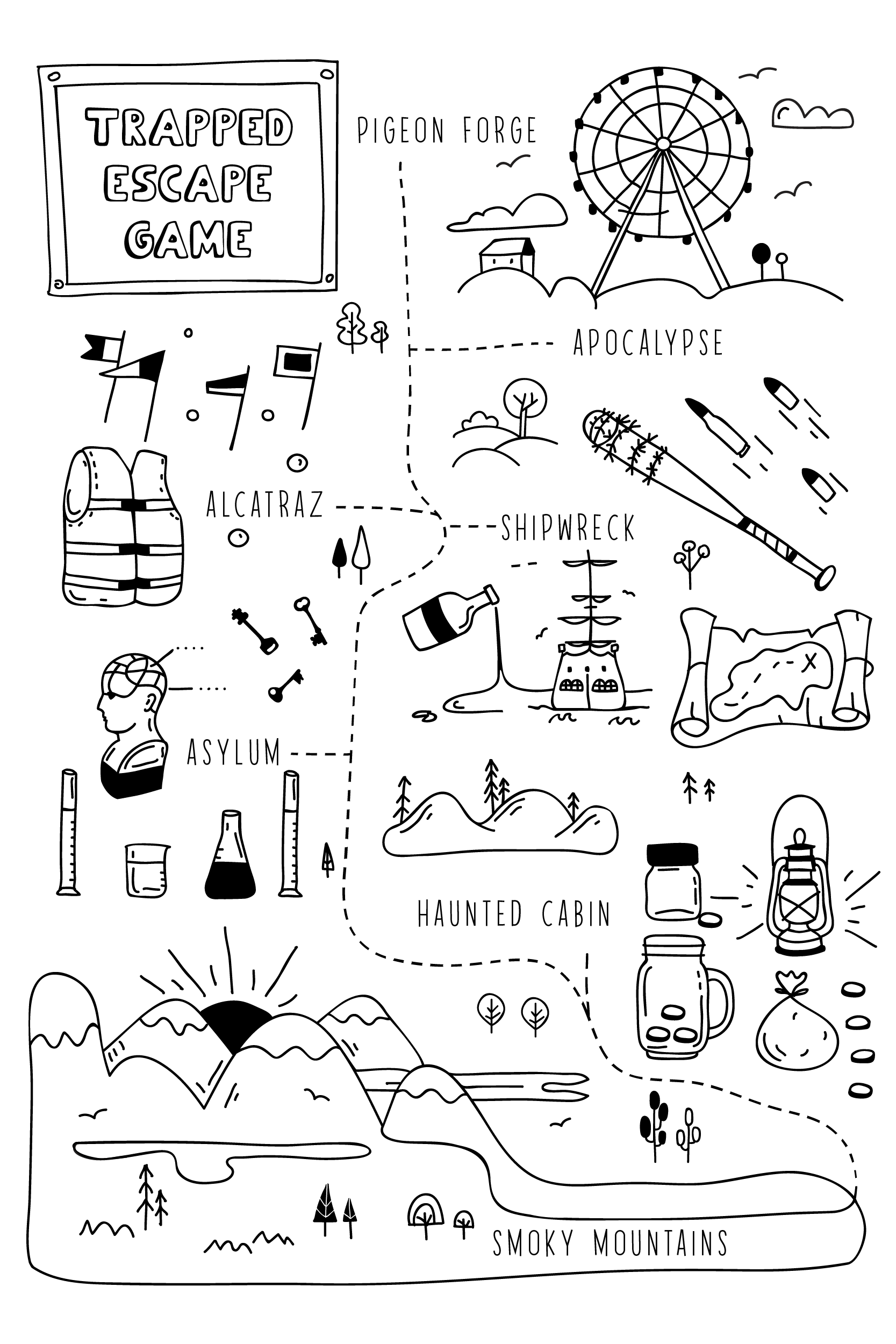 Graphic Design by karika for Trapped Escape Game | Design #28774929