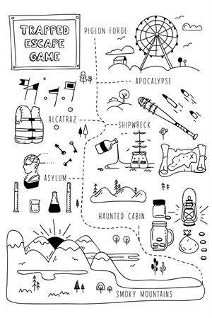 Graphic Design by karika for Trapped Escape Game | Design: #28774929