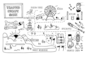 Graphic Design by karika for Trapped Escape Game | Design: #28795331