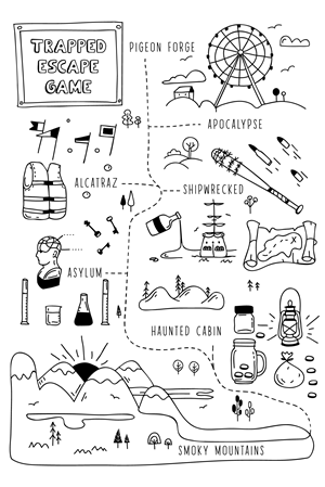 Graphic Design by karika for Trapped Escape Game | Design: #28795357
