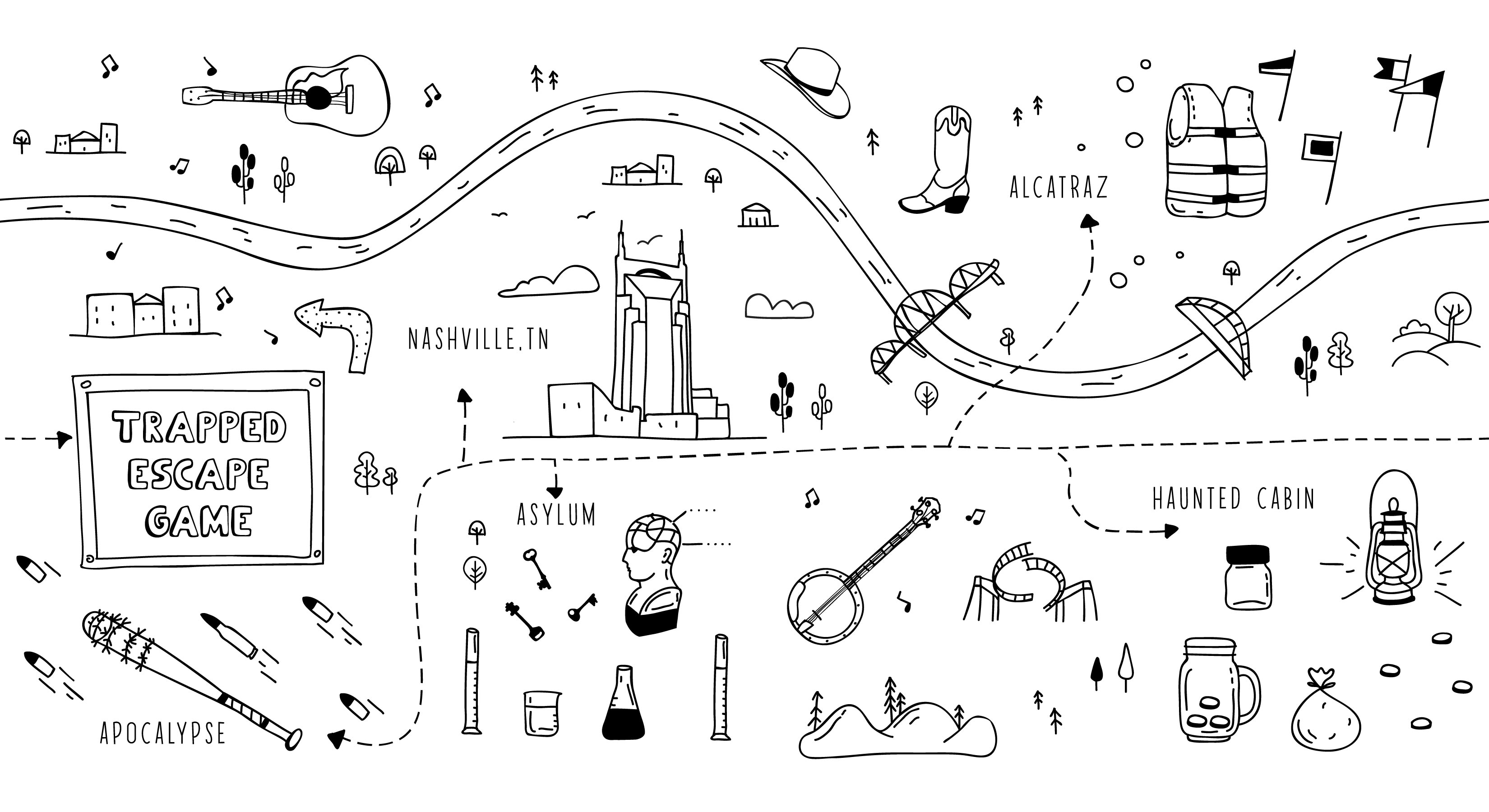 Graphic Design by karika for Trapped Escape Game | Design #28795408