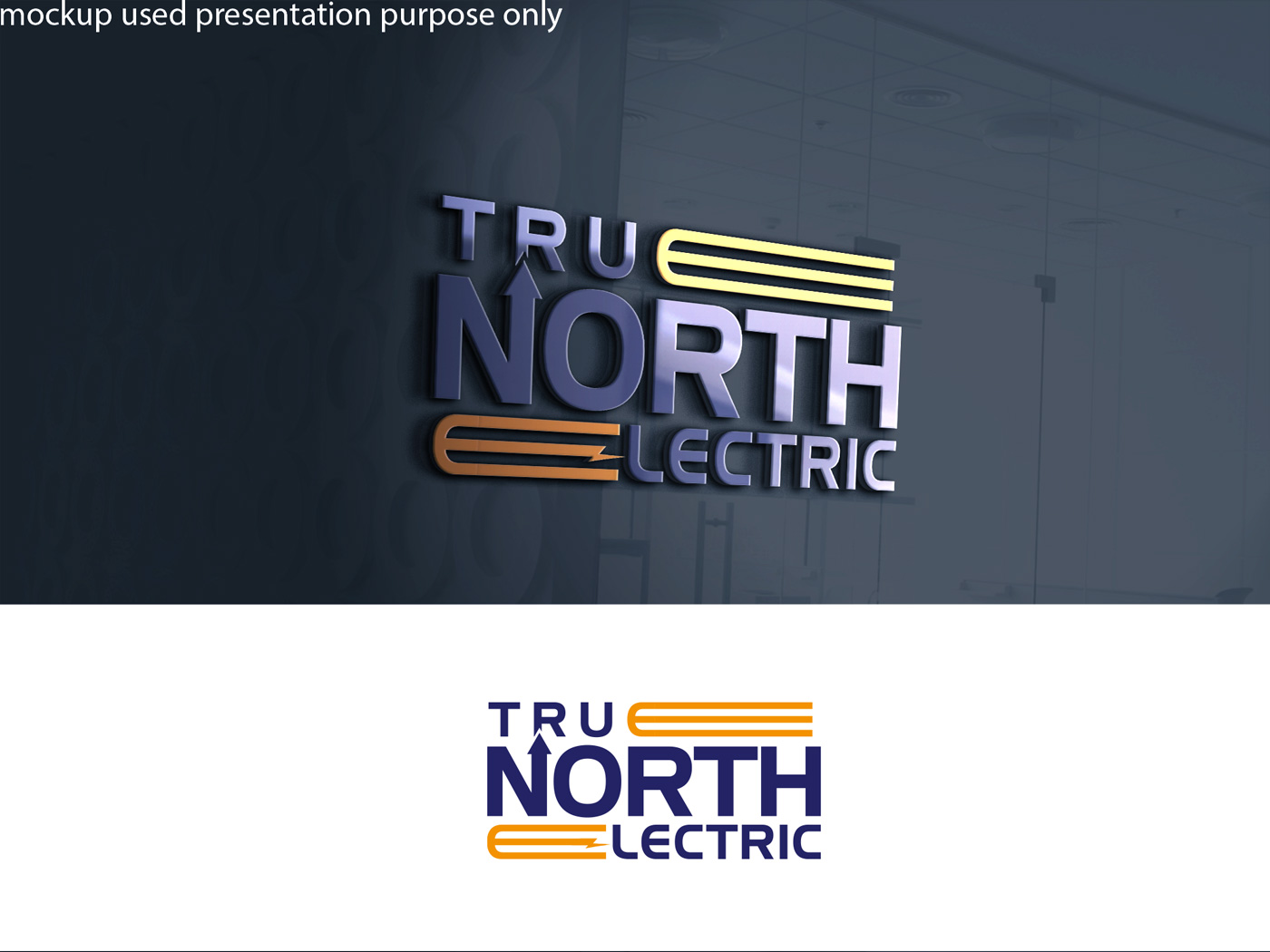 Logo Design by Rubia@ for True North Electric | Design #28691495