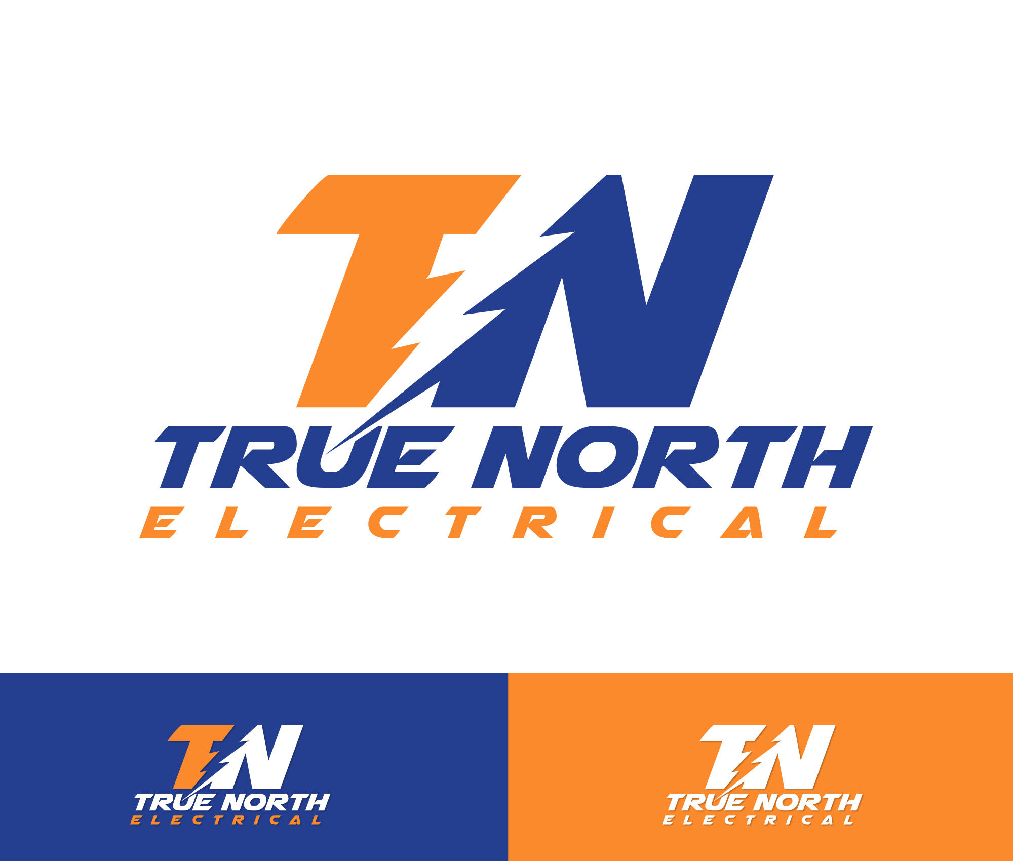 Logo Design by UMBRA Designs for True North Electric | Design #28690564