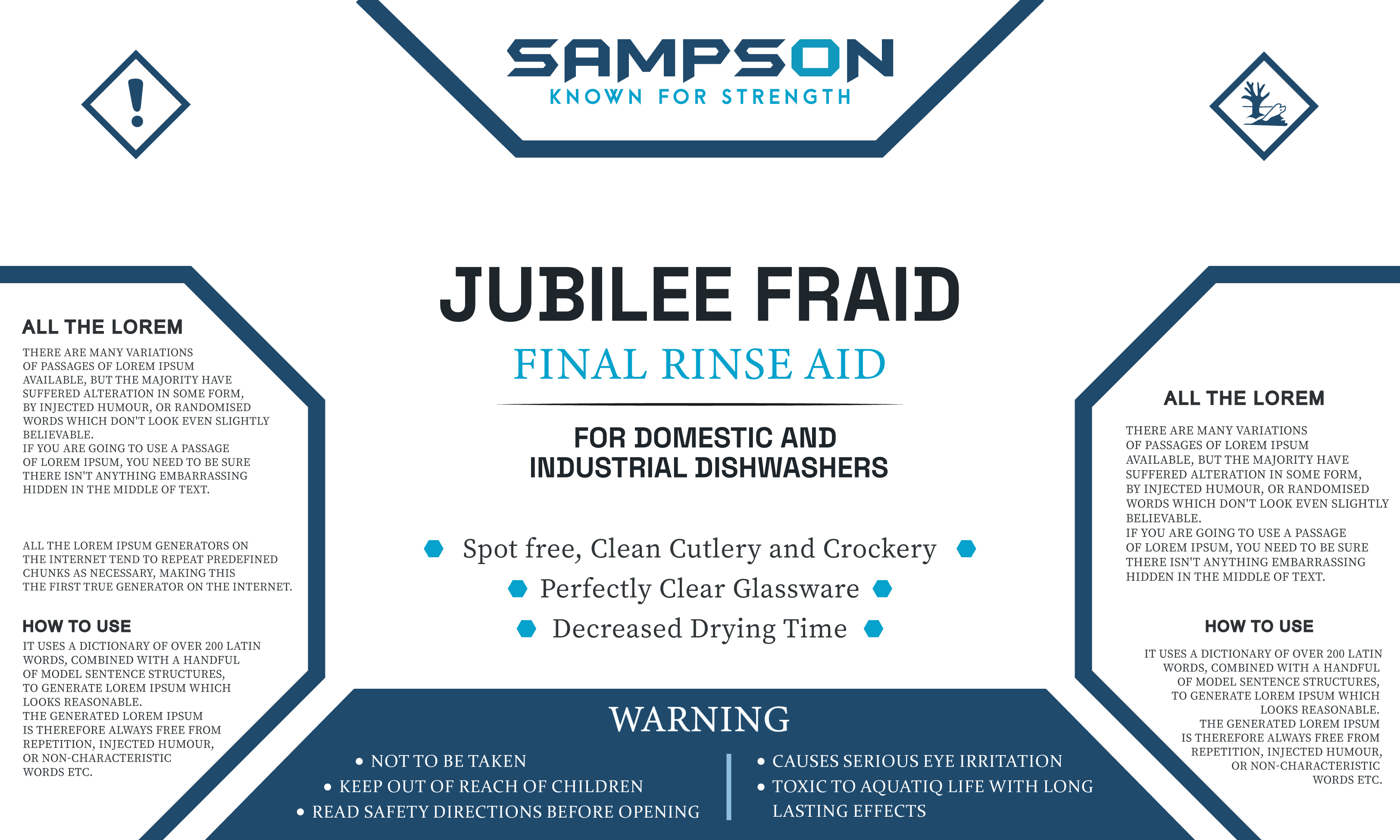 Graphic Design by moh james for Sampson Chemical Products | Design #28690609