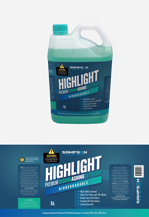 Modernize Cleaning Chemical Product Labels | Design Graphique par Impressive Sol