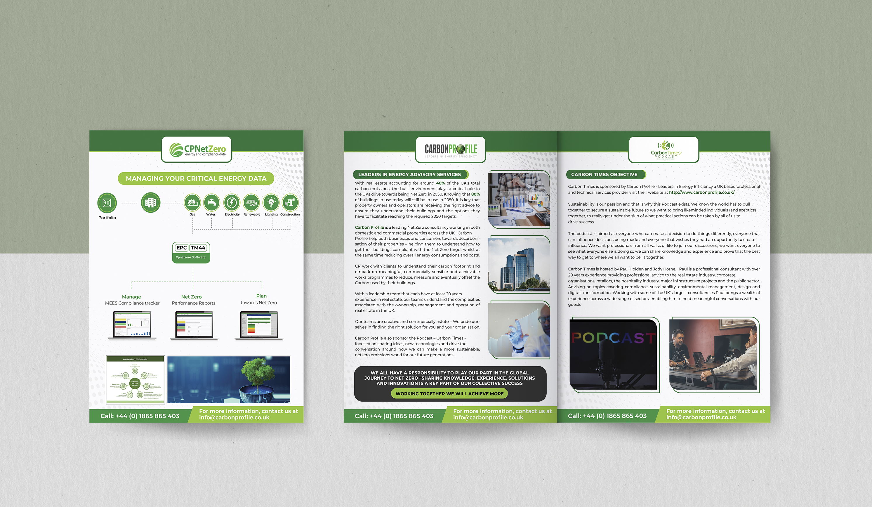 Diseño de Brochure por Pd Work para Carbon Profile Ltd | Diseño #28701941